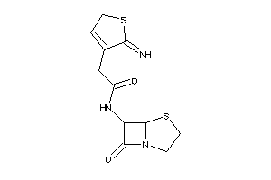 Image of 2-(5-imino-2H-thiophen-4-yl)-N-(7-keto-4-thia-1-azabicyclo[3.2.0]heptan-6-yl)acetamide