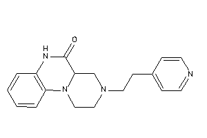 3-[2-(4-pyridyl)ethyl]-2,4,4a,6-tetrahydro-1H-pyrazino[1,2-a]quinoxalin-5-one