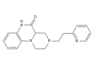 3-[2-(2-pyridyl)ethyl]-2,4,4a,6-tetrahydro-1H-pyrazino[1,2-a]quinoxalin-5-one