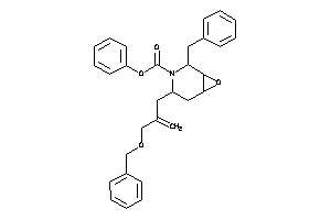 3-[2-(benzoxymethyl)allyl]-5-benzyl-7-oxa-4-azabicyclo[4.1.0]heptane-4-carboxylic Acid Phenyl Ester