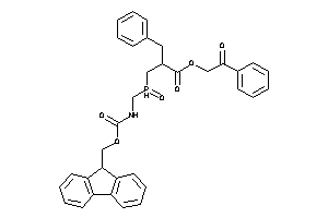 2-benzyl-3-[(9H-fluoren-9-ylmethoxycarbonylamino)methylphosphonoyl]propionic Acid Phenacyl Ester
