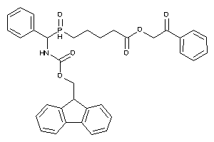5-[(9H-fluoren-9-ylmethoxycarbonylamino)-phenyl-methyl]phosphonoylvaleric Acid Phenacyl Ester