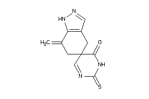 7-methylene-2'-thioxo-spiro[4,6-dihydro-1H-indazole-5,5'-pyrimidine]-4'-one