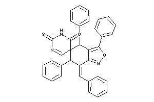 7-benzal-3,4,6-triphenyl-2'-thioxo-spiro[4,6-dihydroanthranil-5,5'-pyrimidine]-4'-one