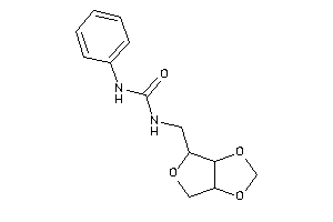 1-(3a,4,6,6a-tetrahydrofuro[3,4-d][1,3]dioxol-4-ylmethyl)-3-phenyl-urea