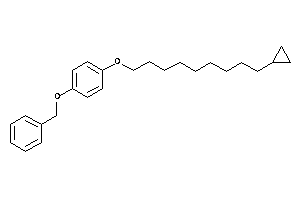 Image of 1-benzoxy-4-(9-cyclopropylnonoxy)benzene
