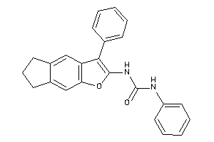 1-phenyl-3-(3-phenyl-6,7-dihydro-5H-cyclopenta[f]benzofuran-2-yl)urea