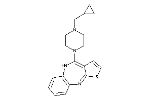 4-[4-(cyclopropylmethyl)piperazino]-5H-thieno[3,2-c][1,5]benzodiazepine