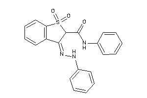 Image of 1,1-diketo-N-phenyl-3-(phenylhydrazono)benzothiophene-2-carboxamide