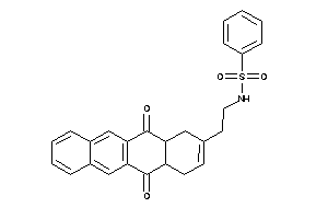 N-[2-(5,12-diketo-1,4,4a,12a-tetrahydrotetracen-2-yl)ethyl]benzenesulfonamide