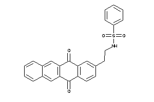N-[2-(5,12-diketotetracen-2-yl)ethyl]benzenesulfonamide