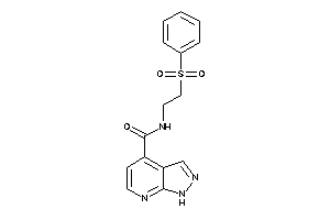 Image of N-(2-besylethyl)-1H-pyrazolo[3,4-b]pyridine-4-carboxamide