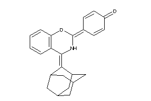 4-[4-(2-adamantylidene)-1,3-benzoxazin-2-ylidene]cyclohexa-2,5-dien-1-one