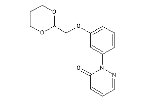 2-[3-(1,3-dioxan-2-ylmethoxy)phenyl]pyridazin-3-one