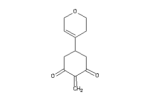 Image of 5-(3,6-dihydro-2H-pyran-4-yl)-2-methylene-cyclohexane-1,3-quinone