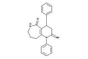 Image of 2-imino-1,4-diphenyl-3,4,6,7,8,9-hexahydropyrido[3,2-c]azepin-5-one