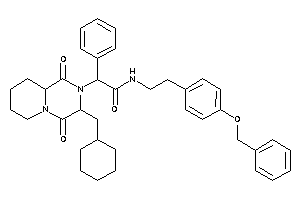 N-[2-(4-benzoxyphenyl)ethyl]-2-[3-(cyclohexylmethyl)-1,4-diketo-3,6,7,8,9,9a-hexahydropyrido[1,2-a]pyrazin-2-yl]-2-phenyl-acetamide
