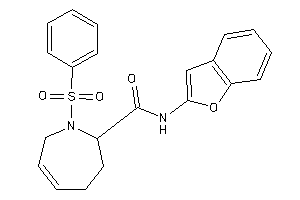 Image of N-(benzofuran-2-yl)-1-besyl-2,3,4,7-tetrahydroazepine-2-carboxamide