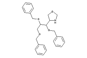 4-(1,2,3-tribenzoxypropyl)oxazolidine