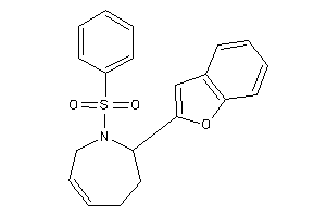 2-(benzofuran-2-yl)-1-besyl-2,3,4,7-tetrahydroazepine