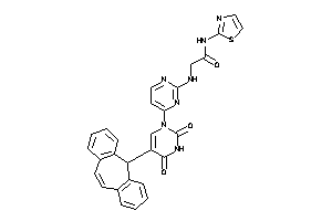 2-[[4-(2,4-diketo-5-BLAHyl-pyrimidin-1-yl)pyrimidin-2-yl]amino]-N-thiazol-2-yl-acetamide