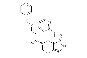 5-(3-benzoxypropanoyl)-3a-(2-pyridylmethyl)-2,4,6,7-tetrahydropyrazolo[4,3-c]pyridin-3-one