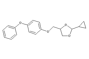 2-cyclopropyl-4-[(4-phenoxyphenoxy)methyl]-1,3-dioxolane