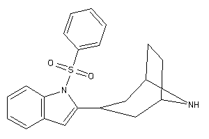 2-(8-azabicyclo[3.2.1]octan-3-yl)-1-besyl-indole