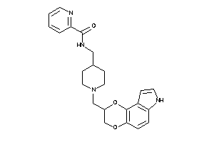 N-[[1-(3,7-dihydro-2H-[1,4]dioxino[2,3-e]indol-2-ylmethyl)-4-piperidyl]methyl]picolinamide