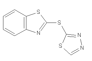 2-(1,3,4-thiadiazol-2-ylthio)-1,3-benzothiazole