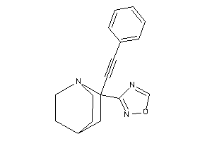 3-[2-(2-phenylethynyl)quinuclidin-2-yl]-1,2,4-oxadiazole