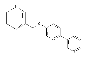 3-[[4-(3-pyridyl)phenoxy]methyl]quinuclidine