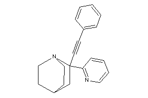 2-(2-phenylethynyl)-2-(2-pyridyl)quinuclidine