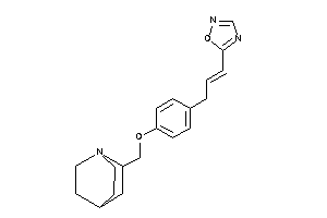 5-[3-[4-(quinuclidin-2-ylmethoxy)phenyl]prop-1-enyl]-1,2,4-oxadiazole