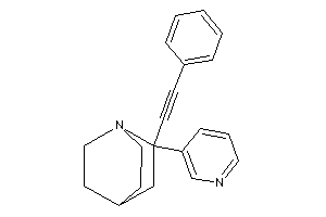 2-(2-phenylethynyl)-2-(3-pyridyl)quinuclidine