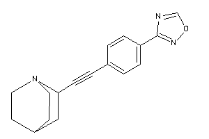 3-[4-(2-quinuclidin-2-ylethynyl)phenyl]-1,2,4-oxadiazole