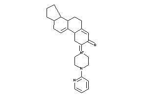 2-[4-(2-pyridyl)piperazin-1-ium-1-ylidene]-6,7,8,10,12,13,14,15,16,17-decahydro-1H-cyclopenta[a]phenanthren-3-one