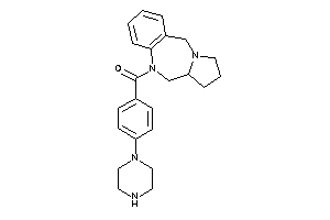 6,6a,7,8,9,11-hexahydropyrrolo[2,1-c][1,4]benzodiazepin-5-yl-(4-piperazinophenyl)methanone