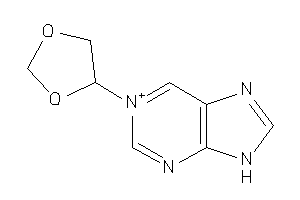 1-(1,3-dioxolan-4-yl)-9H-purin-1-ium