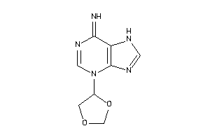 [3-(1,3-dioxolan-4-yl)-7H-purin-6-ylidene]amine