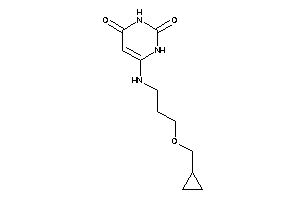 6-[3-(cyclopropylmethoxy)propylamino]uracil