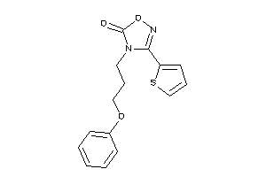Image of 4-(3-phenoxypropyl)-3-(2-thienyl)-1,2,4-oxadiazol-5-one