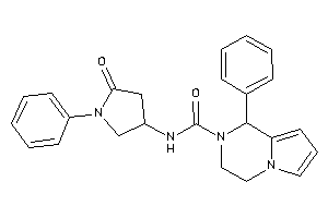 N-(5-keto-1-phenyl-pyrrolidin-3-yl)-1-phenyl-3,4-dihydro-1H-pyrrolo[1,2-a]pyrazine-2-carboxamide