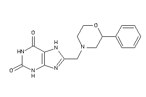 8-[(2-phenylmorpholino)methyl]-7H-xanthine