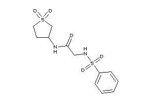 2-(benzenesulfonamido)-N-(1,1-diketothiolan-3-yl)acetamide