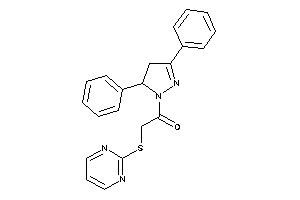 1-(3,5-diphenyl-2-pyrazolin-1-yl)-2-(2-pyrimidylthio)ethanone