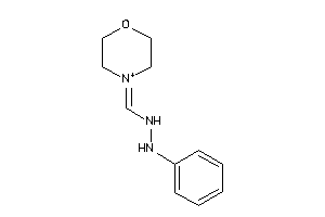 Image of 1-(morpholin-4-ium-4-ylidenemethyl)-2-phenyl-hydrazine