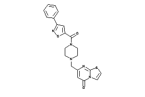 7-[[4-(3-phenylisoxazole-5-carbonyl)piperazino]methyl]thiazolo[3,2-a]pyrimidin-5-one