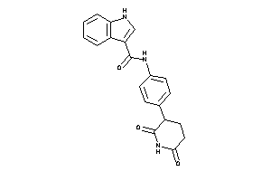 N-[4-(2,6-diketo-3-piperidyl)phenyl]-1H-indole-3-carboxamide