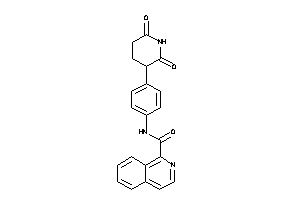 N-[4-(2,6-diketo-3-piperidyl)phenyl]isoquinoline-1-carboxamide